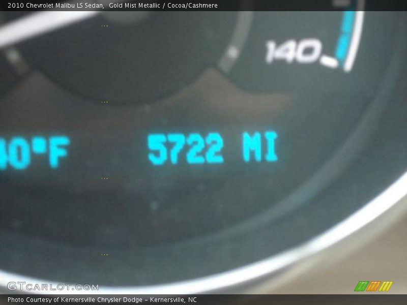 Gold Mist Metallic / Cocoa/Cashmere 2010 Chevrolet Malibu LS Sedan