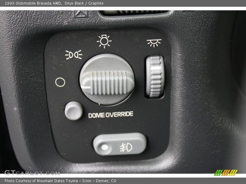 Controls of 1999 Bravada AWD