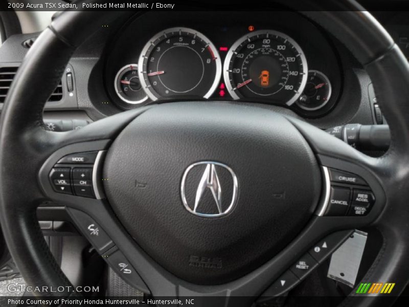 Controls of 2009 TSX Sedan