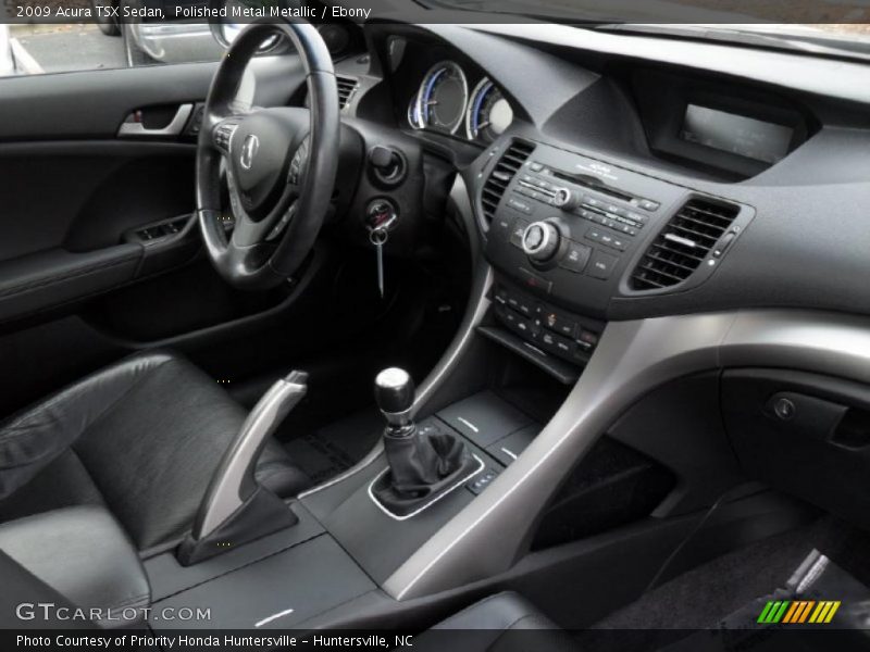 Polished Metal Metallic / Ebony 2009 Acura TSX Sedan