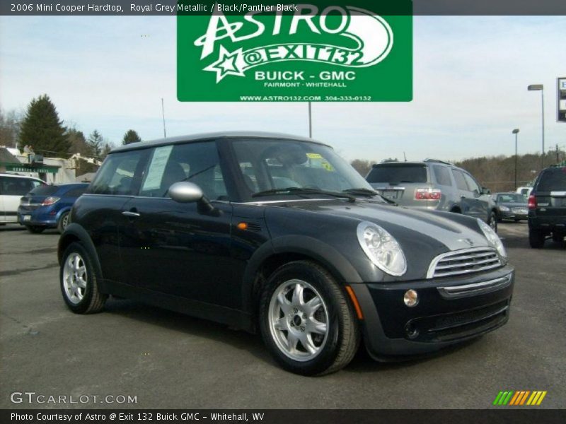 Royal Grey Metallic / Black/Panther Black 2006 Mini Cooper Hardtop