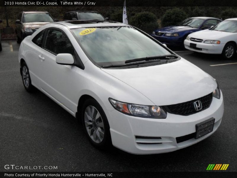 Front 3/4 View of 2010 Civic EX-L Coupe