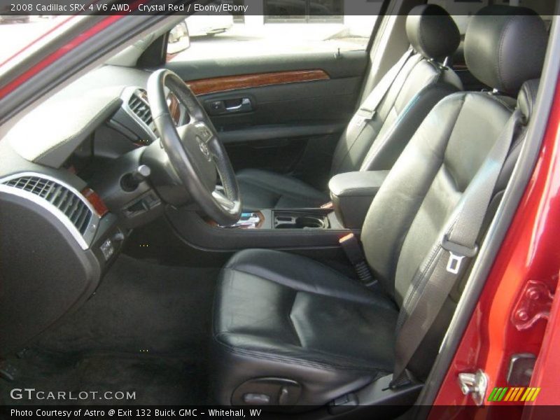 Crystal Red / Ebony/Ebony 2008 Cadillac SRX 4 V6 AWD