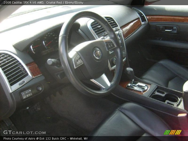 Crystal Red / Ebony/Ebony 2008 Cadillac SRX 4 V6 AWD