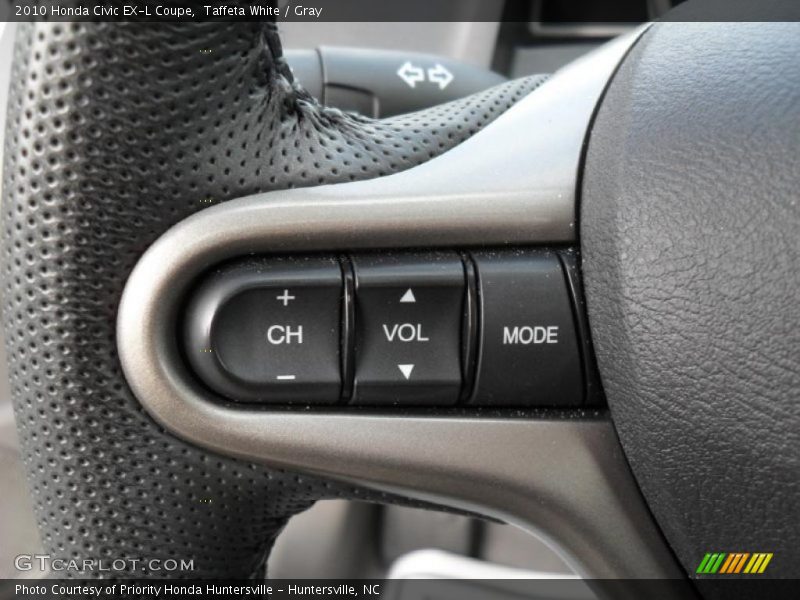 Controls of 2010 Civic EX-L Coupe