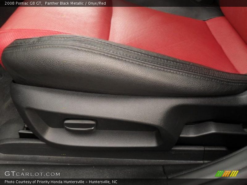 Panther Black Metallic / Onyx/Red 2008 Pontiac G8 GT