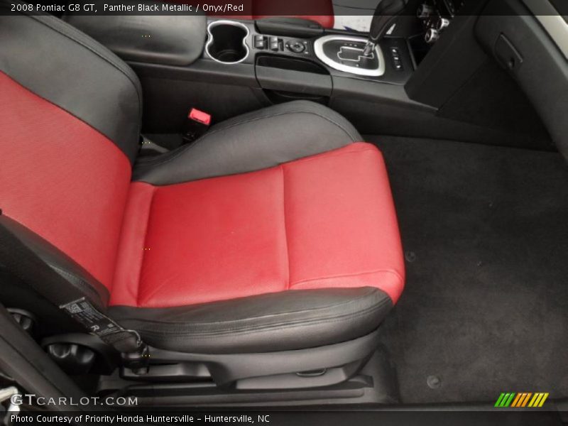 Panther Black Metallic / Onyx/Red 2008 Pontiac G8 GT