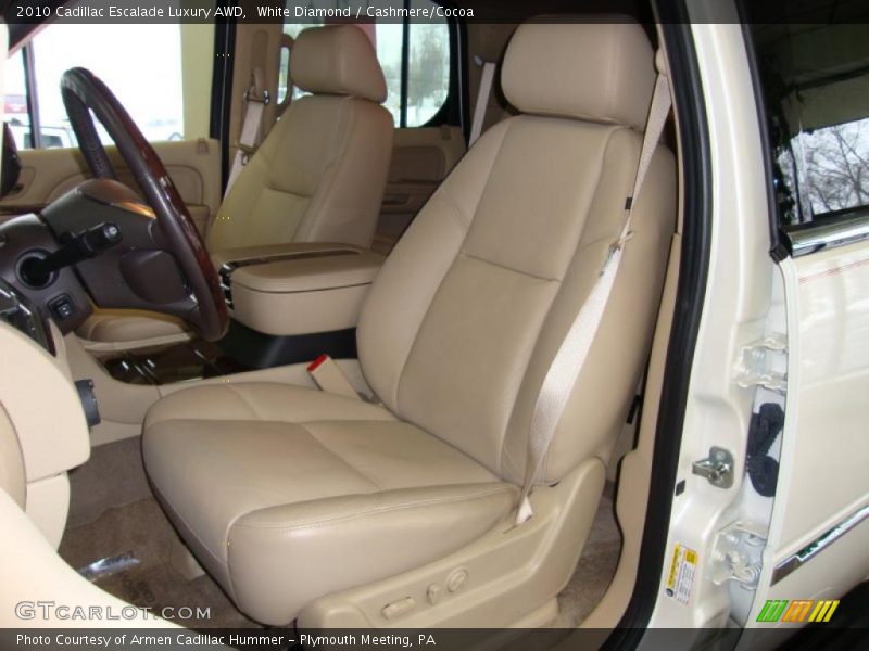 White Diamond / Cashmere/Cocoa 2010 Cadillac Escalade Luxury AWD