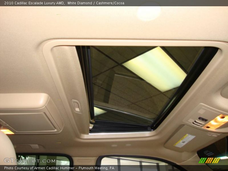 White Diamond / Cashmere/Cocoa 2010 Cadillac Escalade Luxury AWD