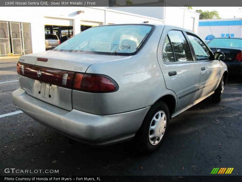 Silver Mint Metallic / Frost 1996 Nissan Sentra GXE