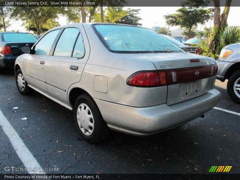 Silver Mint Metallic / Frost 1996 Nissan Sentra GXE