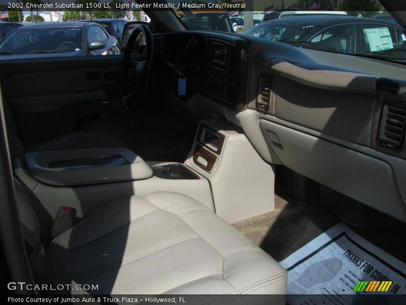 Light Pewter Metallic / Medium Gray/Neutral 2002 Chevrolet Suburban 1500 LS