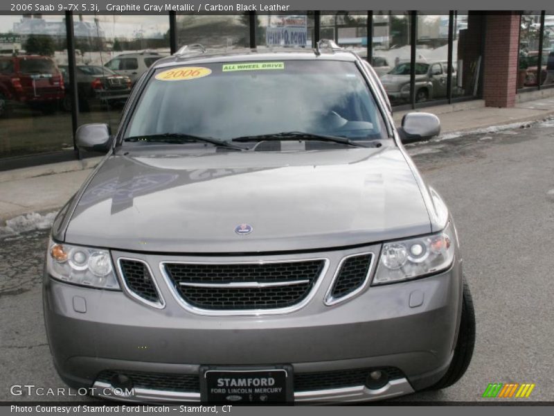 Graphite Gray Metallic / Carbon Black Leather 2006 Saab 9-7X 5.3i