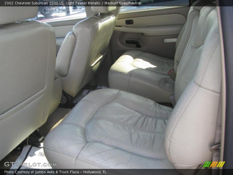 Light Pewter Metallic / Medium Gray/Neutral 2002 Chevrolet Suburban 1500 LS