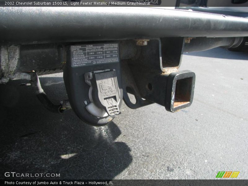 Light Pewter Metallic / Medium Gray/Neutral 2002 Chevrolet Suburban 1500 LS