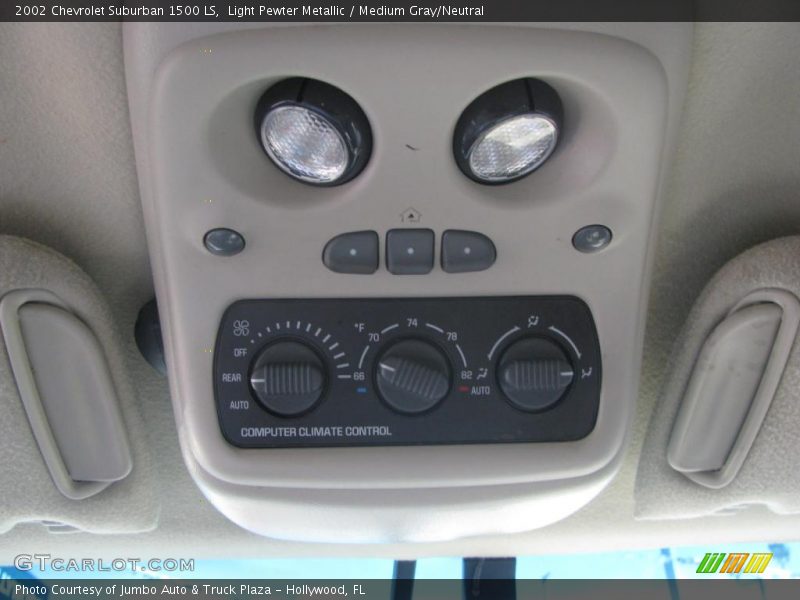 Light Pewter Metallic / Medium Gray/Neutral 2002 Chevrolet Suburban 1500 LS
