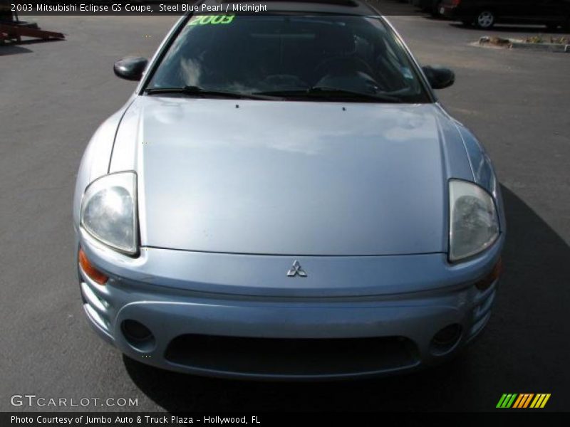 Steel Blue Pearl / Midnight 2003 Mitsubishi Eclipse GS Coupe