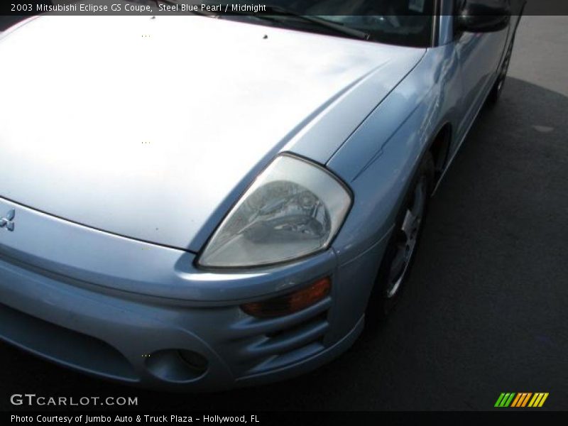 Steel Blue Pearl / Midnight 2003 Mitsubishi Eclipse GS Coupe