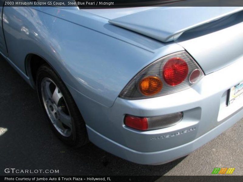 Steel Blue Pearl / Midnight 2003 Mitsubishi Eclipse GS Coupe
