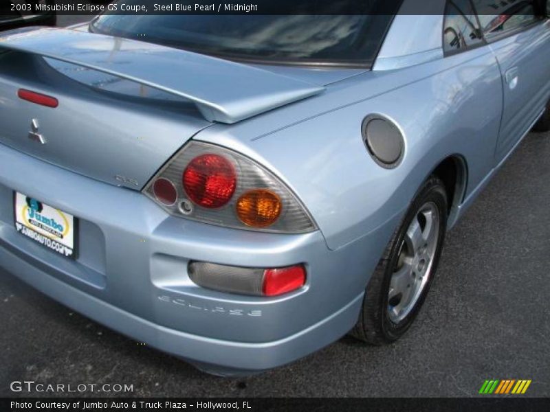 Steel Blue Pearl / Midnight 2003 Mitsubishi Eclipse GS Coupe