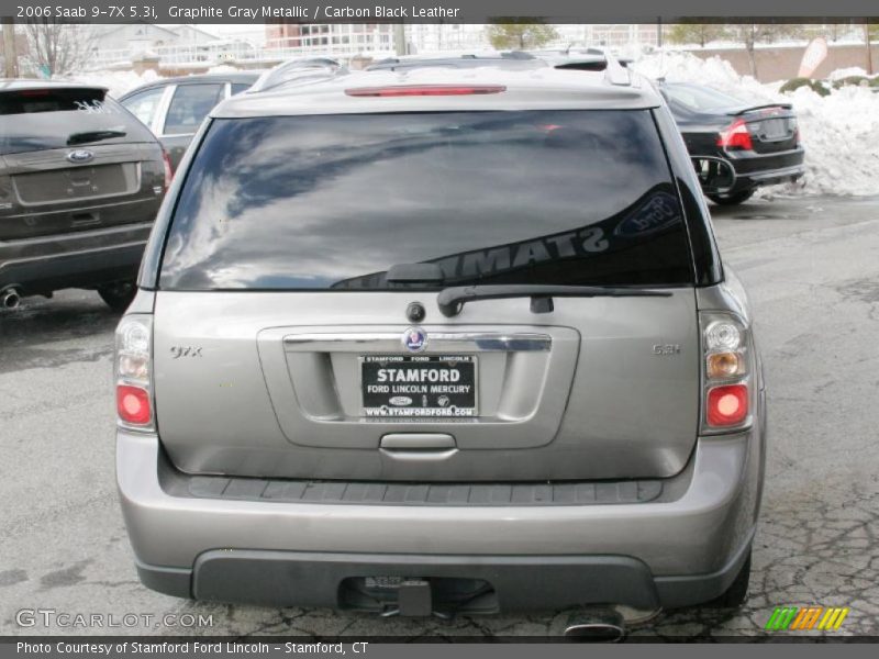 Graphite Gray Metallic / Carbon Black Leather 2006 Saab 9-7X 5.3i