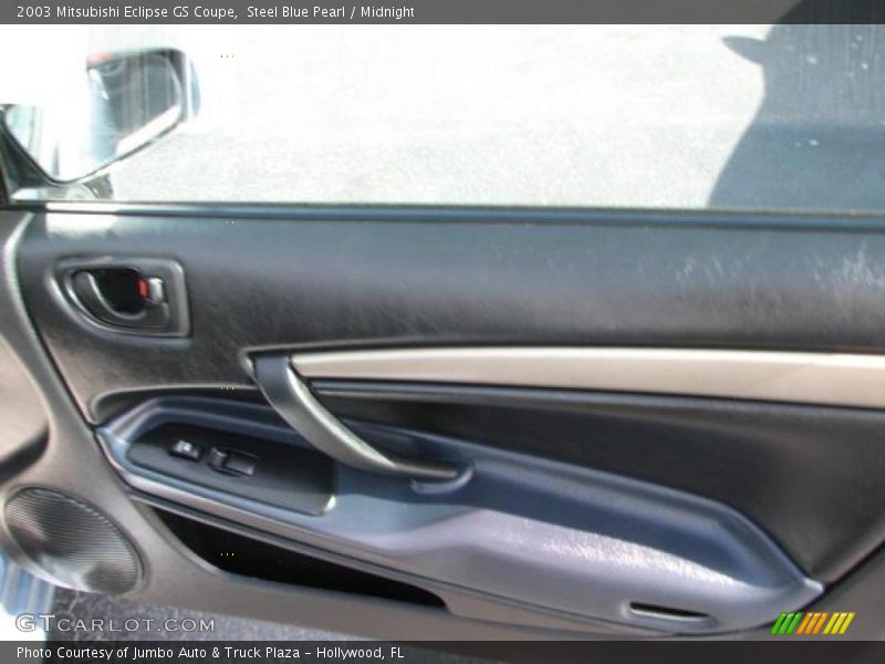 Steel Blue Pearl / Midnight 2003 Mitsubishi Eclipse GS Coupe