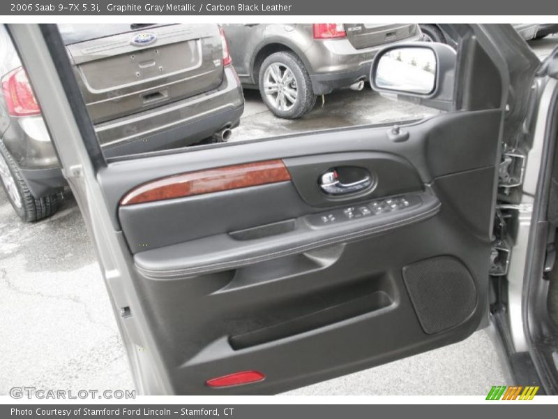 Graphite Gray Metallic / Carbon Black Leather 2006 Saab 9-7X 5.3i