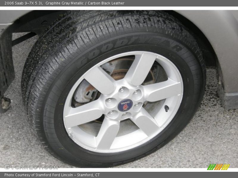 Graphite Gray Metallic / Carbon Black Leather 2006 Saab 9-7X 5.3i