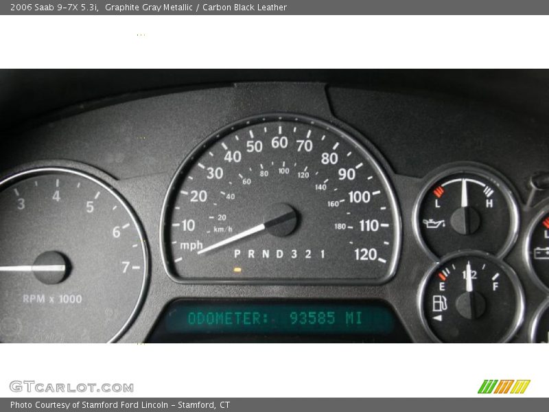 Graphite Gray Metallic / Carbon Black Leather 2006 Saab 9-7X 5.3i