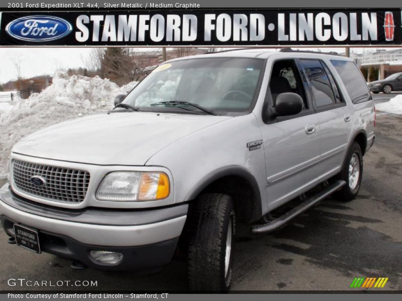 Silver Metallic / Medium Graphite 2001 Ford Expedition XLT 4x4