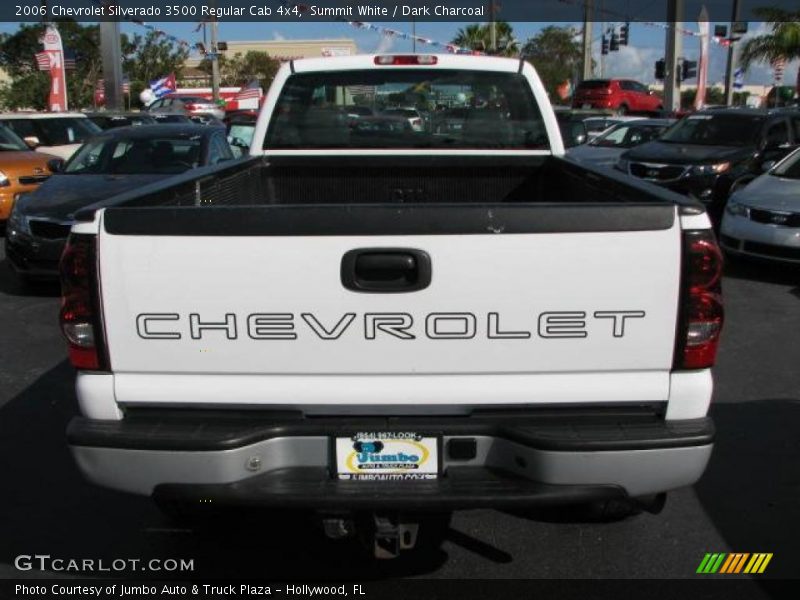 Summit White / Dark Charcoal 2006 Chevrolet Silverado 3500 Regular Cab 4x4
