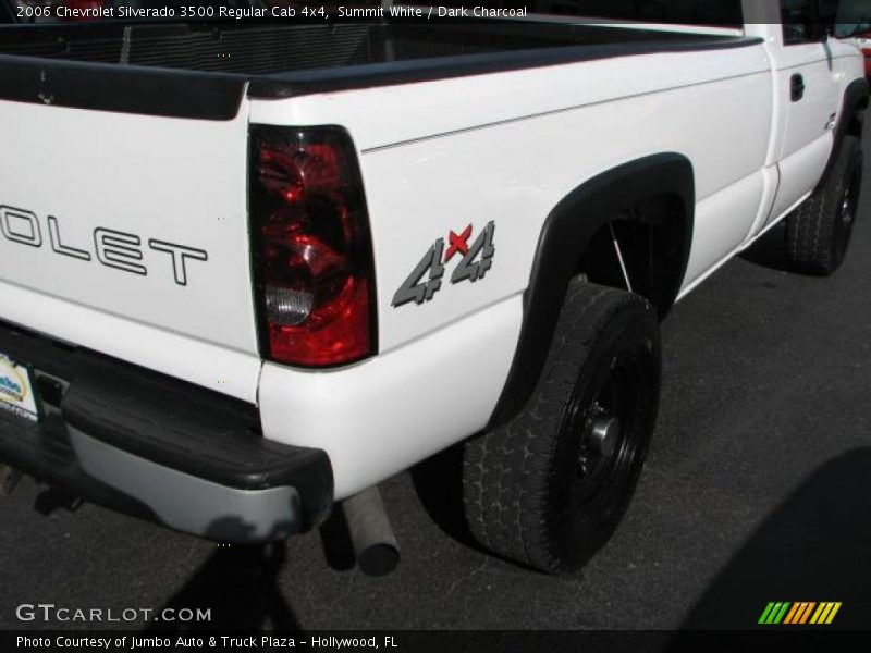 Summit White / Dark Charcoal 2006 Chevrolet Silverado 3500 Regular Cab 4x4