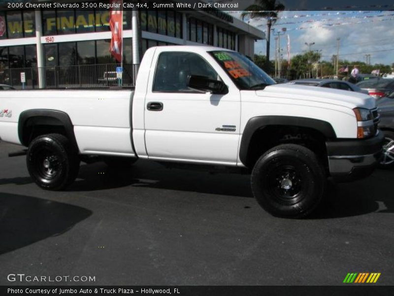 Summit White / Dark Charcoal 2006 Chevrolet Silverado 3500 Regular Cab 4x4