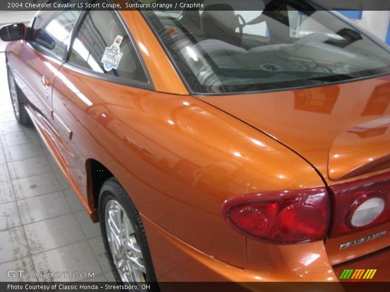 Sunburst Orange / Graphite 2004 Chevrolet Cavalier LS Sport Coupe