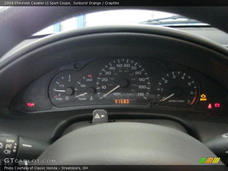  2004 Cavalier LS Sport Coupe LS Sport Coupe Gauges