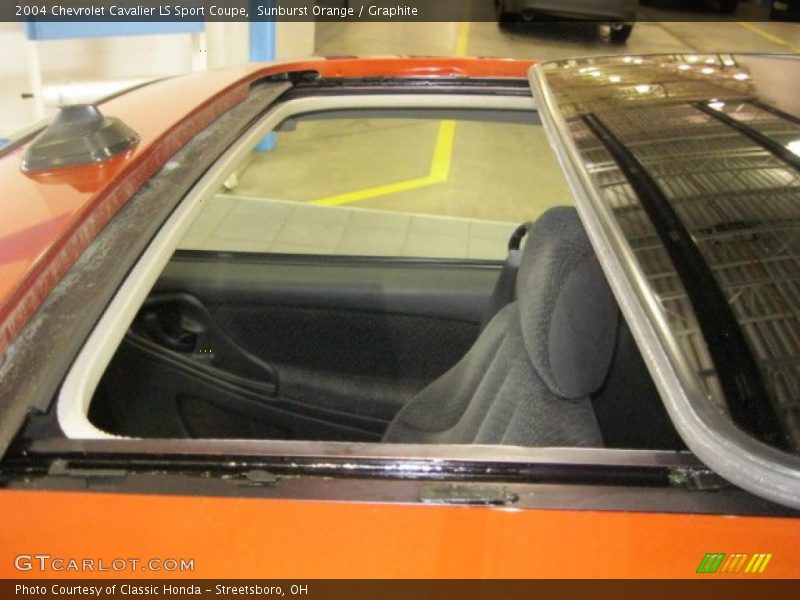 Sunburst Orange / Graphite 2004 Chevrolet Cavalier LS Sport Coupe