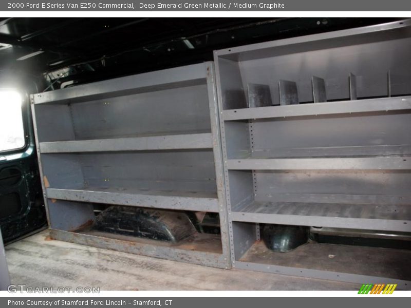 Deep Emerald Green Metallic / Medium Graphite 2000 Ford E Series Van E250 Commercial