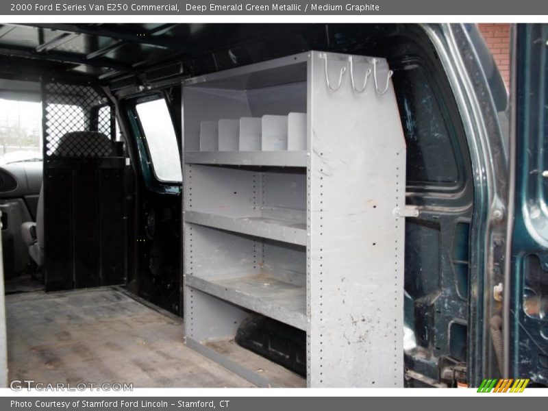 Deep Emerald Green Metallic / Medium Graphite 2000 Ford E Series Van E250 Commercial