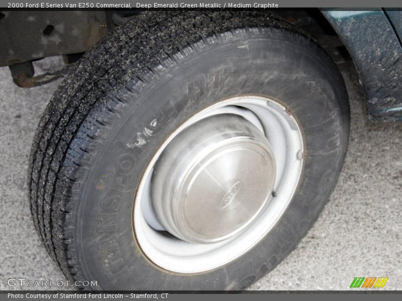 Deep Emerald Green Metallic / Medium Graphite 2000 Ford E Series Van E250 Commercial
