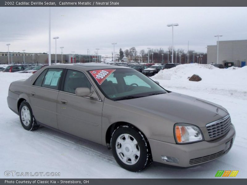 Cashmere Metallic / Neutral Shale 2002 Cadillac DeVille Sedan