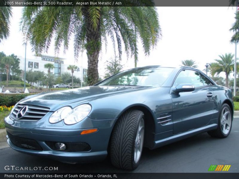 Front 3/4 View of 2005 SL 500 Roadster