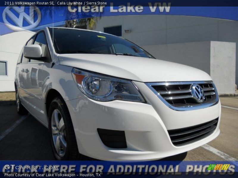 Calla Lily White / Sierra Stone 2011 Volkswagen Routan SE