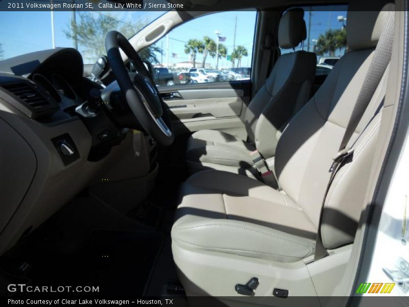 Calla Lily White / Sierra Stone 2011 Volkswagen Routan SE