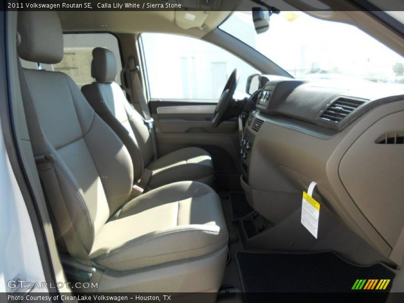 Calla Lily White / Sierra Stone 2011 Volkswagen Routan SE