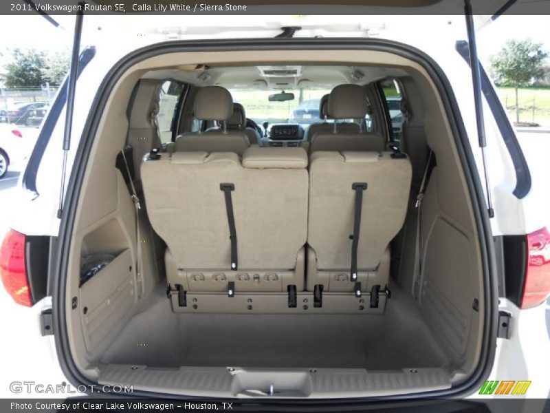 Calla Lily White / Sierra Stone 2011 Volkswagen Routan SE