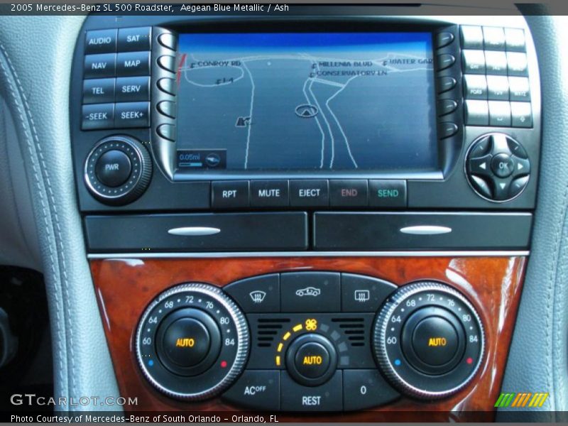 Navigation of 2005 SL 500 Roadster