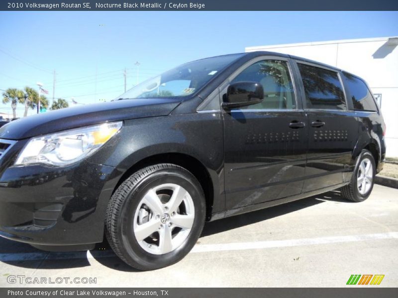 Nocturne Black Metallic / Ceylon Beige 2010 Volkswagen Routan SE