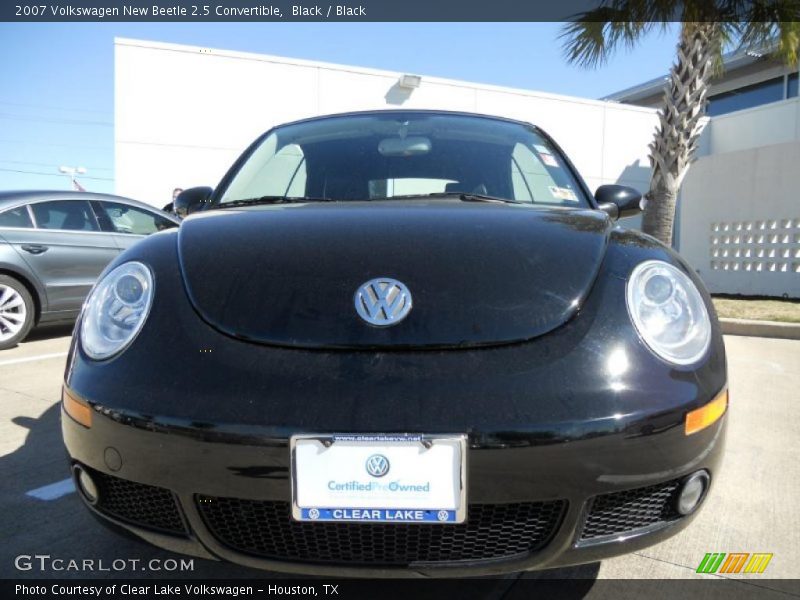 Black / Black 2007 Volkswagen New Beetle 2.5 Convertible