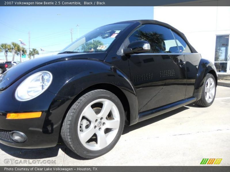 Black / Black 2007 Volkswagen New Beetle 2.5 Convertible