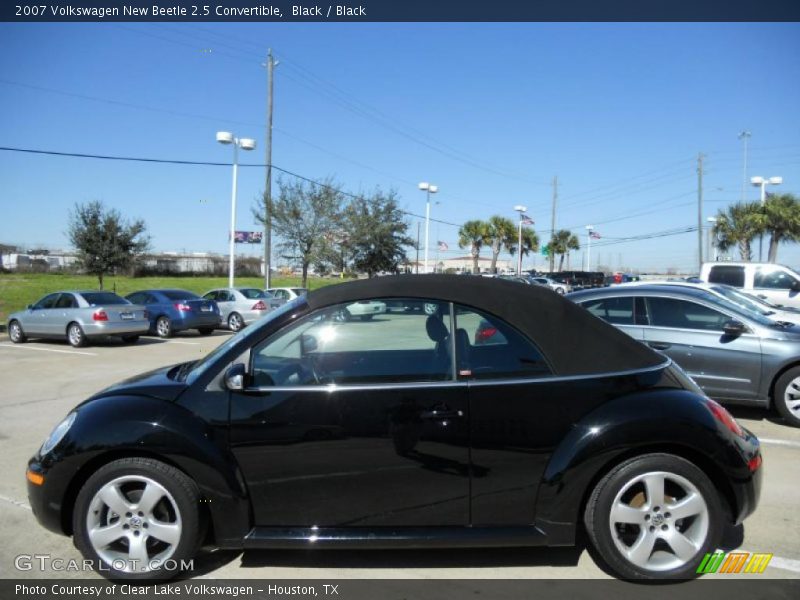Black / Black 2007 Volkswagen New Beetle 2.5 Convertible